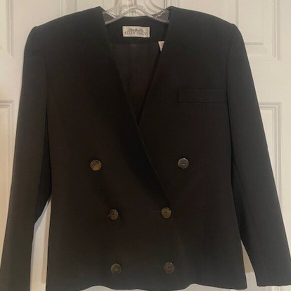 Linda Allard for Ellen Tracy Black Blazer – Sz 6P - Picture 8 of 10